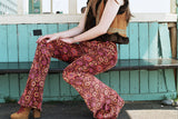 Odetta Flares in Tan