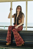 Odetta Flares in Tan