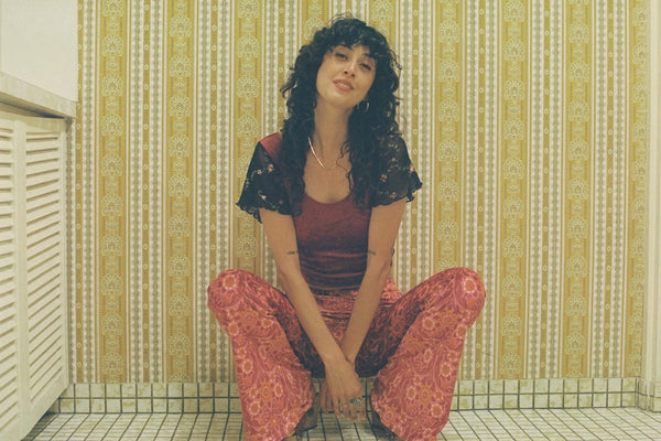 Odetta Flares in Pink