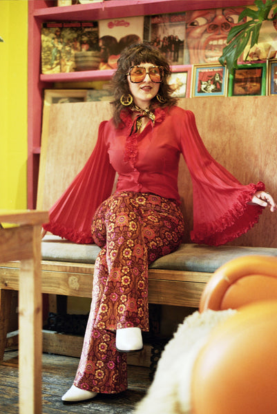 Odetta Flares in Tan
