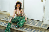 Odetta Flares in Green