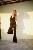 Glitzernde Swirl Sparkle Velvet Flares
