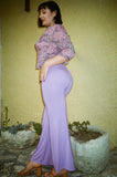 Lilac Purple Organic Bamboo Flares - Pre-Order