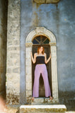 Lilac Purple Organic Bamboo Flares - Pre-Order