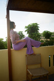 Lilac Purple Organic Bamboo Flares - Pre-Order