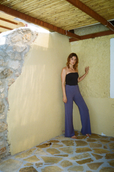 Mauve Stone Organic Bamboo Flares - Pre-Order