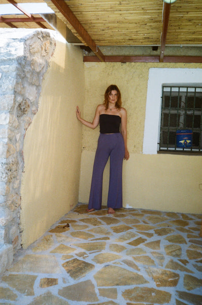 Mauve Stone Organic Bamboo Flares - Pre-Order