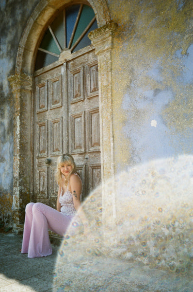 Petal Pink Organic Bamboo Flares - Pre-Order