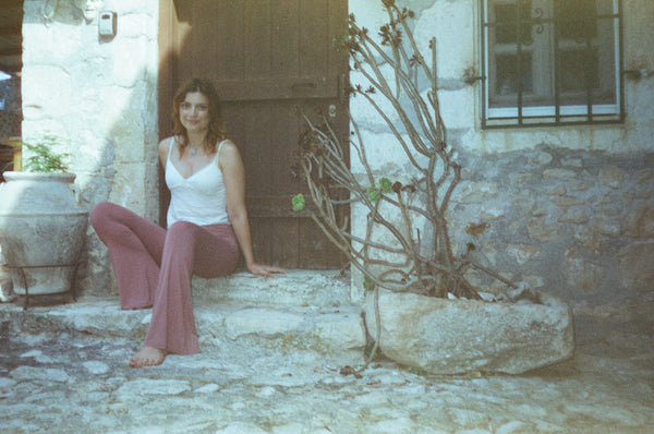 Dusty Rose Organic Bamboo Flares - Pre-Order