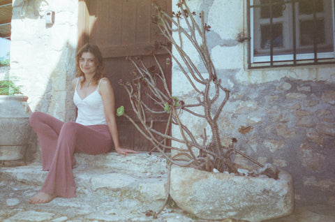 Dusty Rose Organic Bamboo Flares - Pre-Order