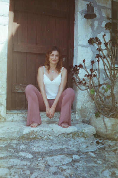 Dusty Rose Organic Bamboo Flares - Pre-Order
