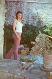 Dusty Rose Organic Bamboo Flares - Pre-Order