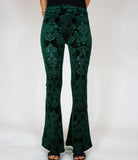 Faerydae Flares - Emerald Green Velvet