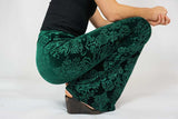 Faerydae Flares - Emerald Green Velvet